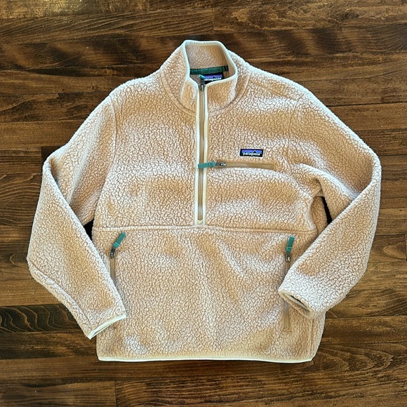 Women's Retro Pile Marsupial Quarter Zip - Picture 1 of 6